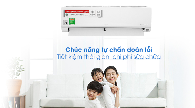 Máy lạnh LG Inverter 1 HP V10API1 - Chẩn đoán lỗi