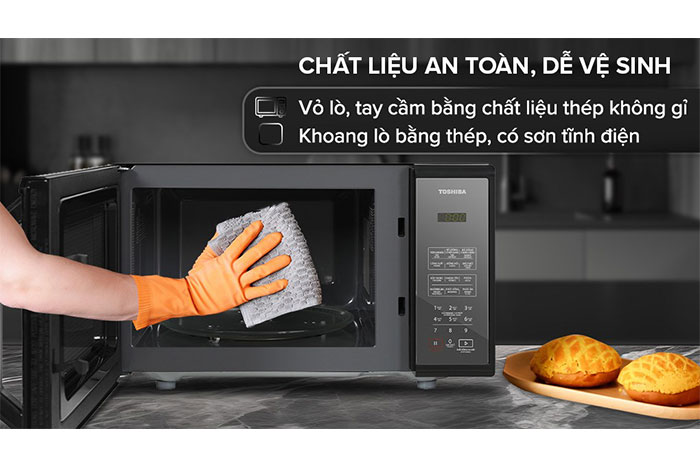 Hình ảnh sản phẩm - [MM-EM25PE(BM)] Lò Vi Sóng Toshiba 25 Lít