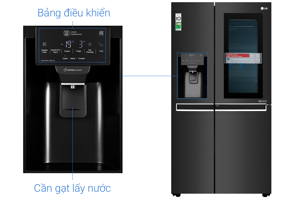 Hình ảnh sản phẩm - [GR-X247MC] Tủ lạnh LG Inverter InstaView Door-in-Door 601 lít GR-X247MC