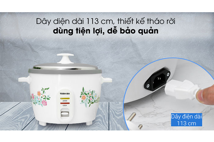 Hình ảnh sản phẩm - [RC-18MH1PV(F)] Nồi Cơm Điện Toshiba 1.8 Lít
