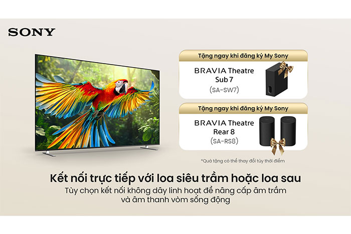 Hình ảnh sản phẩm - [K-98XR70M2] Sony Google TV True RGB BRAVIA 7 II 98 Inch