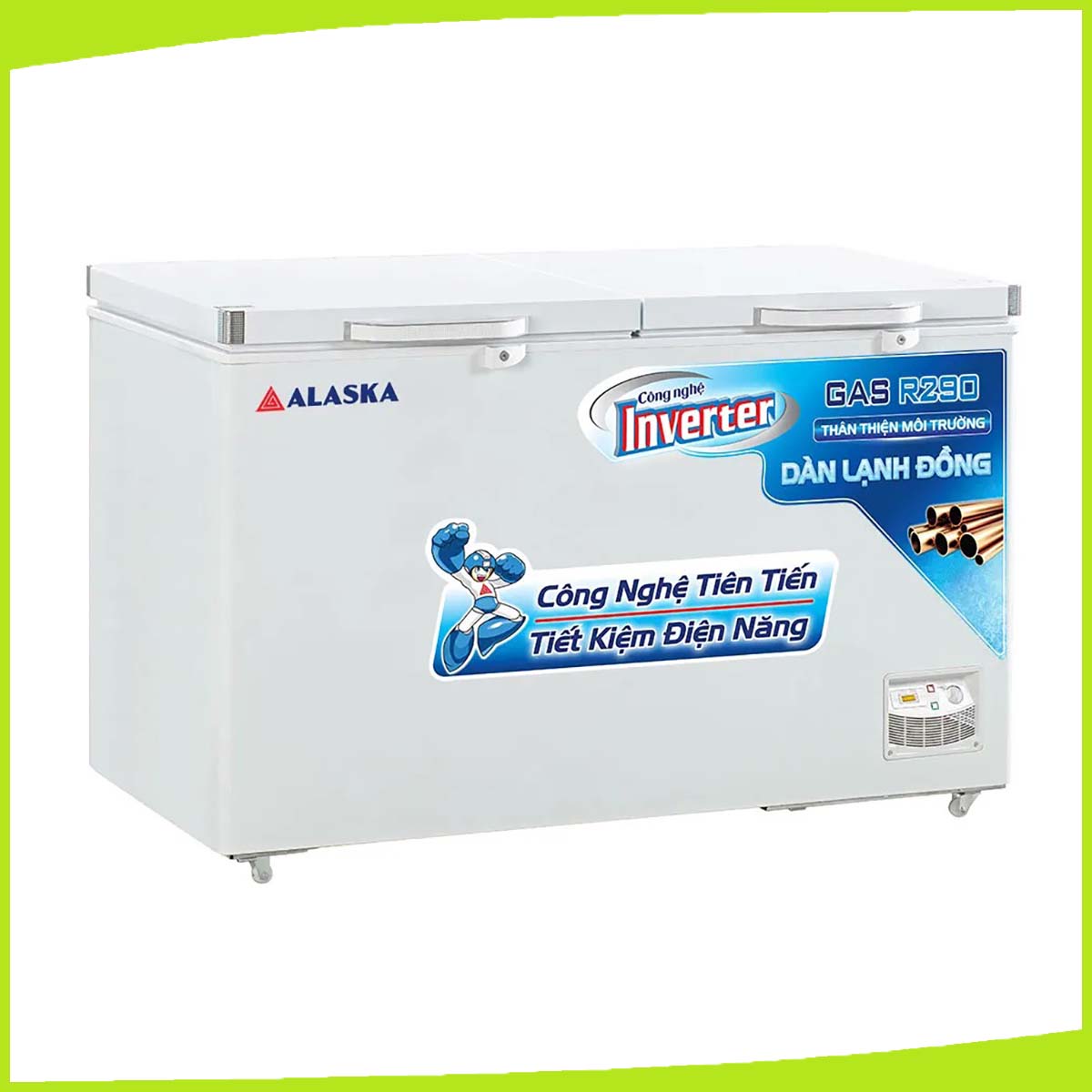 Hình ảnh sản phẩm - [HB 550CI] Tủ Đông Alaska Inverter 465 Lít