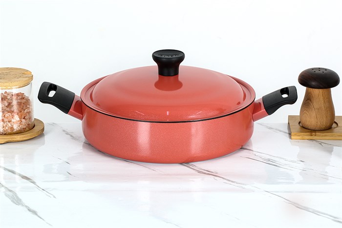 Hình ảnh sản phẩm - [H22104-ST26] Nồi nhôm Supor Trendy chống dính nắp nhôm - 26 cm