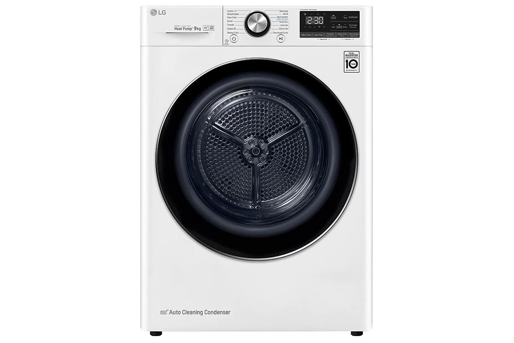 Hình ảnh sản phẩm - [DVHP09W] Máy sấy bơm nhiệt LG 9 kg