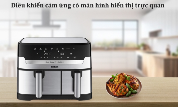 Nồi chiên không dầu Tefal 8.3 lít EY905D10