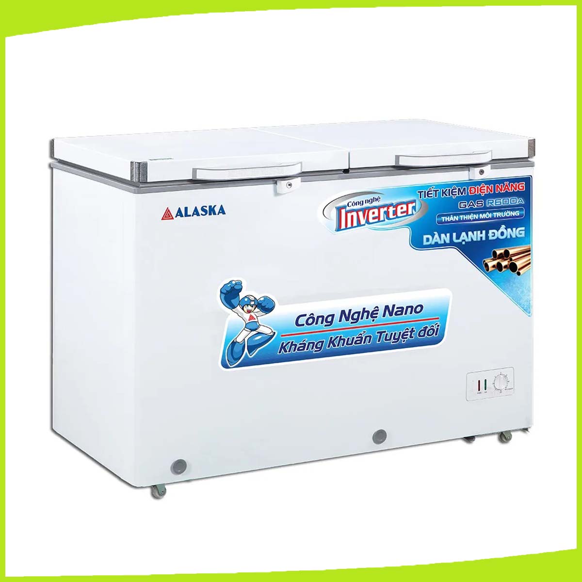 Hình ảnh sản phẩm - [BCD-3568CI] Tủ đông Alaska Inverter 280 lít