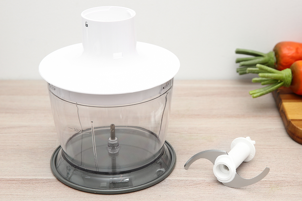 Hình ảnh sản phẩm - [EM-H076SV-WH] Máy xay sinh tố cầm tay Sharp EM-H076SV-WH