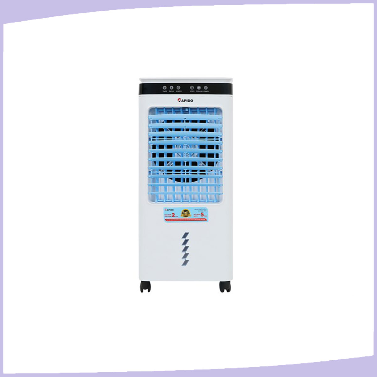 Hình ảnh sản phẩm - [TURBO-6000D] Quạt Điều Hoà Không Khí Rapido 80W
