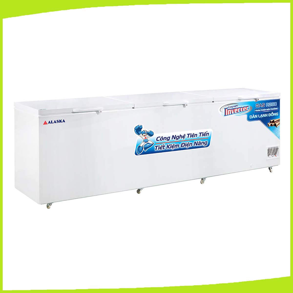 Hình ảnh sản phẩm - [HB-1100CI] Tủ Đông Alaska Inverter 742 Lít