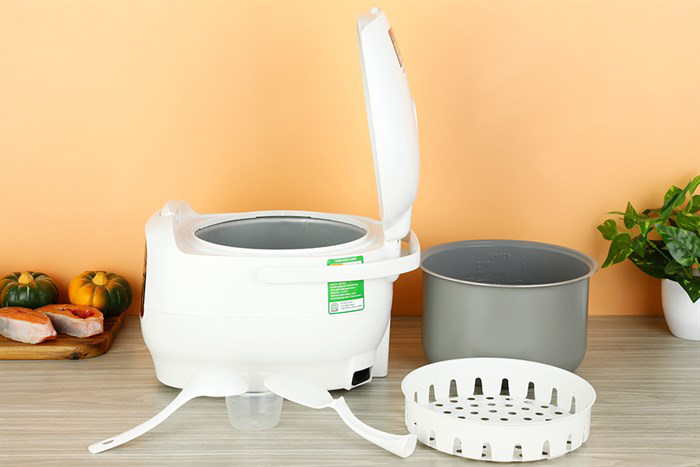 Hình ảnh sản phẩm - [KS-COM183MV-WH] Nồi Cơm Điện Tử Sharp 1.8 Lít