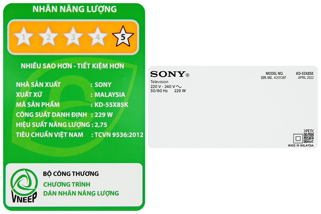 Hình ảnh sản phẩm - [KD-55X85K] Google Tivi Sony 4K 55 inch 