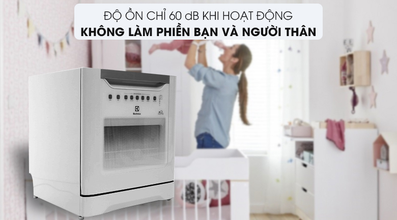 Máy rửa chén Electrolux ESF6010BW 1480W - độ ồn