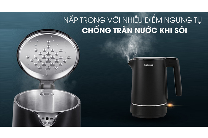 Hình ảnh sản phẩm - [KT-15DS1NV] Bình Đun Siêu Tốc Toshiba 1.5 Lít