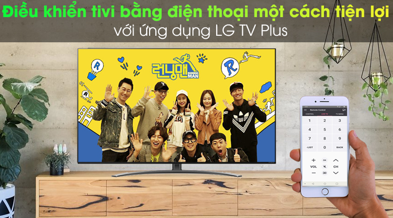 Smart Tivi NanoCell LG 4K 55 inch 55NANO86TNA - Chiếu màn hình điện thoại lên tivi