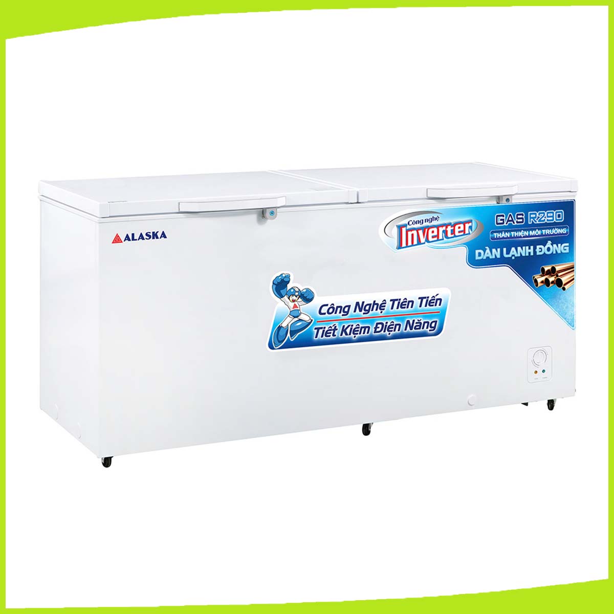 Hình ảnh sản phẩm - [HB-890CI] Tủ Đông Alaska Inverter 588 Lít