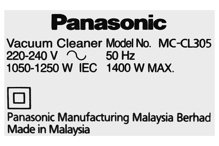 Hình ảnh sản phẩm - [MC-CL305BN46] Máy Hút Bụi Panasonic