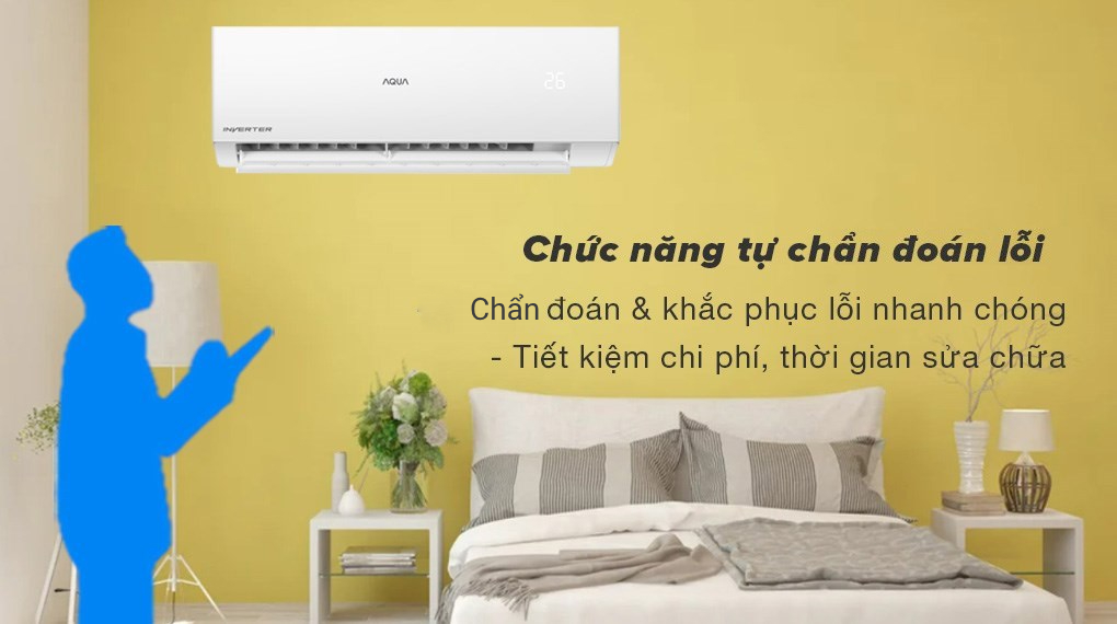 Máy lạnh AQUA Inverter 2 HP AQA-RV18QE - chẩn đoán lỗi