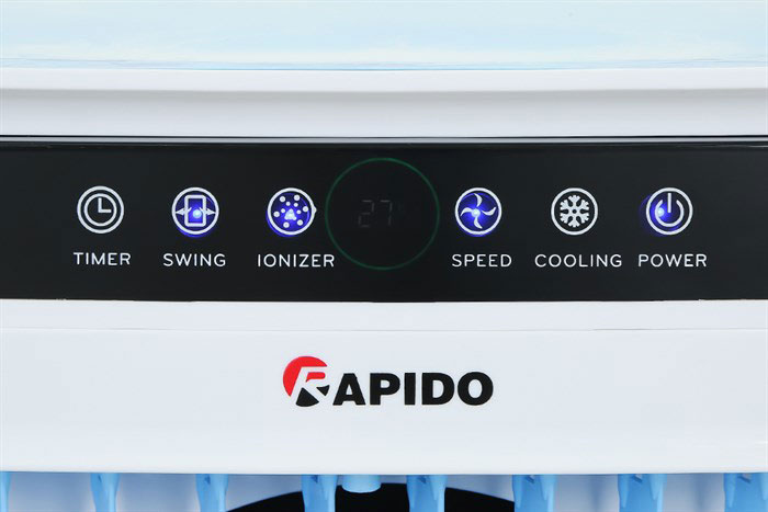 Hình ảnh sản phẩm - [TURBO-6000D] Quạt Điều Hoà Không Khí Rapido 80W