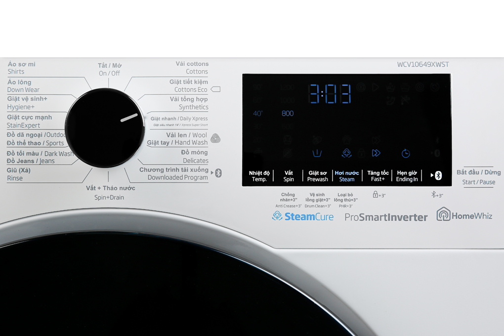 Hình ảnh sản phẩm - [WCV10649XWST] Máy giặt Beko Inverter 10 kg WCV10649XWST