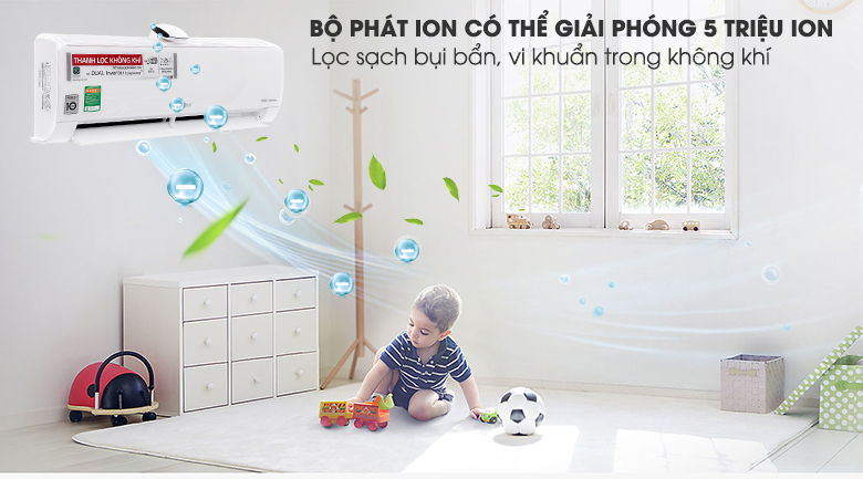 Bộ tạo phát Ion - Máy lạnh LG Wifi Inverter 1 HP V10APF