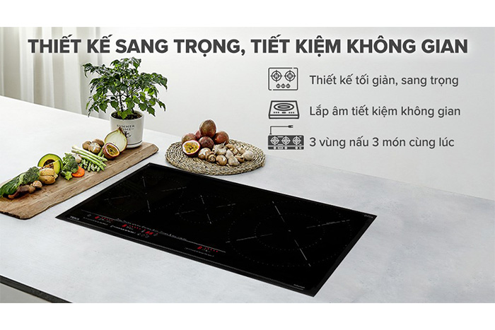 Hình ảnh sản phẩm - [IZC 83620 MST BK] Bếp Từ 3 Vùng Nấu Lắp Âm Teka