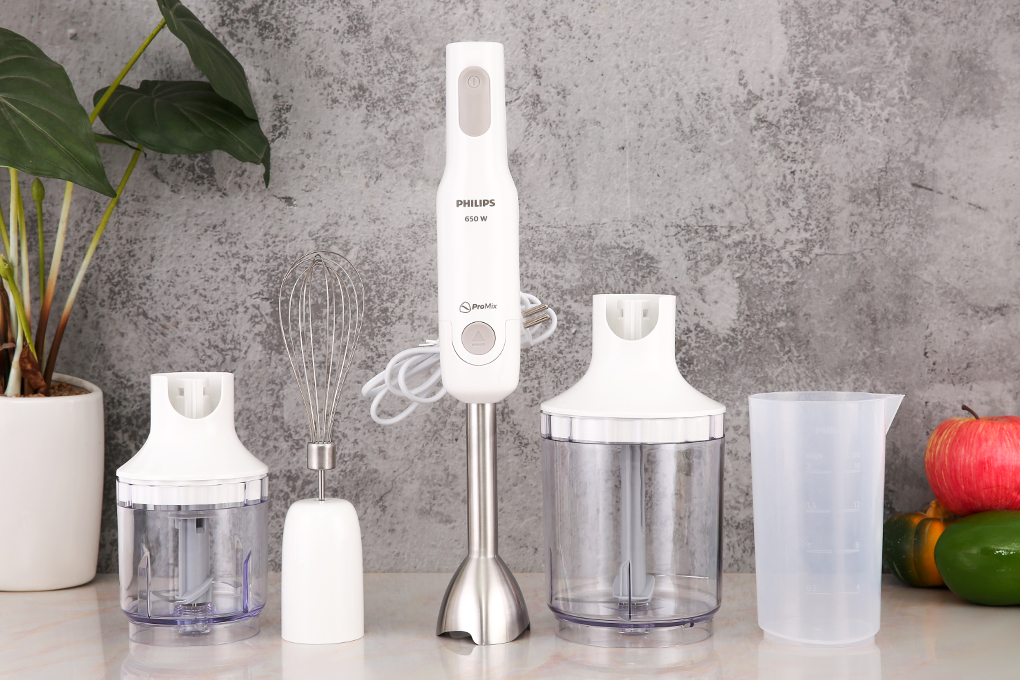 Hình ảnh sản phẩm - [HR2537/00] Máy Xay Sinh Tố Cầm Tay Đa Năng Philips