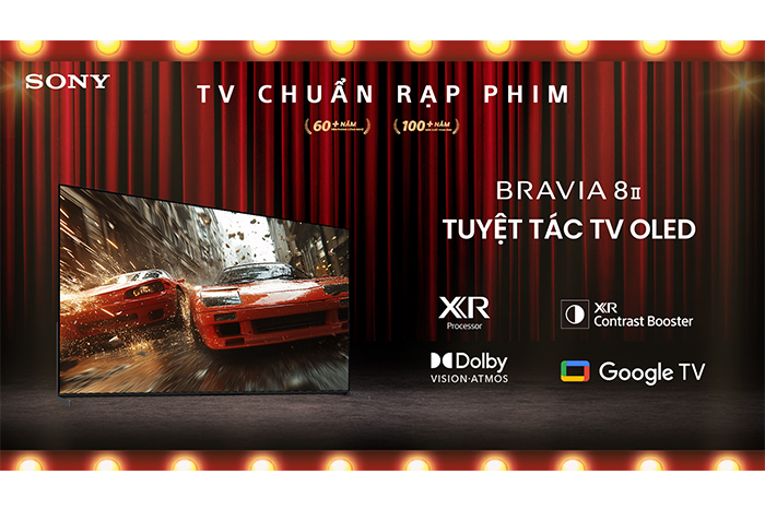 Hình ảnh sản phẩm - [K-55XR80M2] Sony Google Tivi OLED BRAVIA 8 II 55 inch
