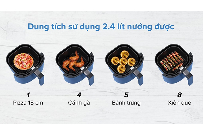 Hình ảnh sản phẩm - [HD9252/90] Nồi Chiên Không Dầu Philips 4.1 Lít