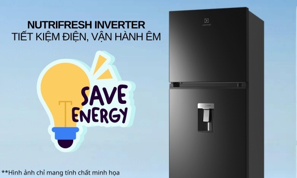 Tủ lạnh Electrolux Inverter 341 lít ETB3760M-H