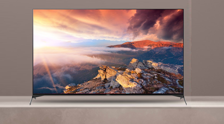 Android Tivi Sony 4K 55 inch KD-55X9500H - Thiết kế với màu đen quý phái, viền siêu mỏng