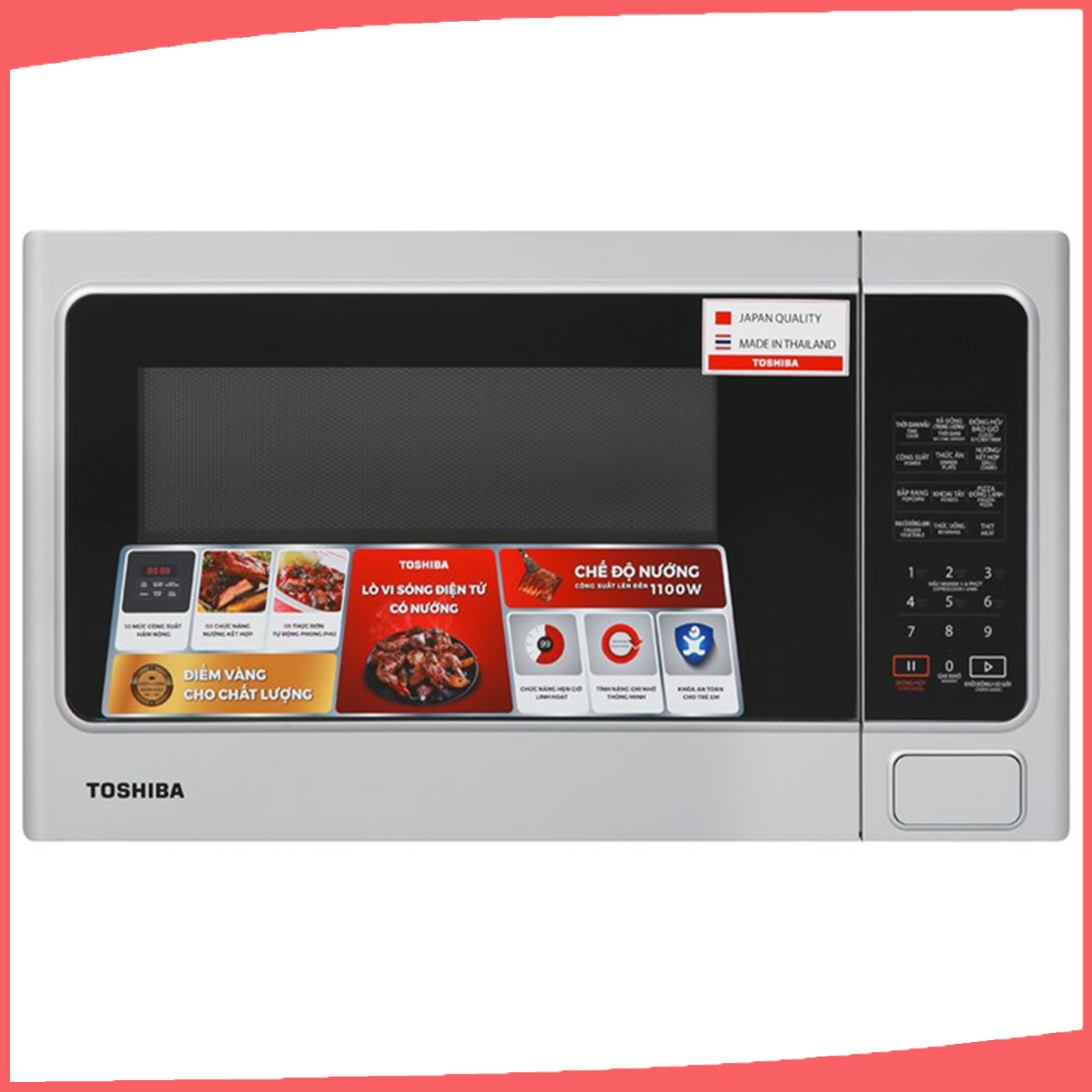 Hình ảnh sản phẩm - [ ER-SGS34(S1)VN ] Lò Vi Sóng Toshiba 34 Lít