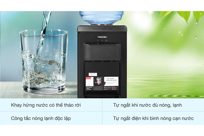 Hình ảnh sản phẩm - [ RWF-W1917TV ] Máy Nước Nóng Lạnh Toshiba