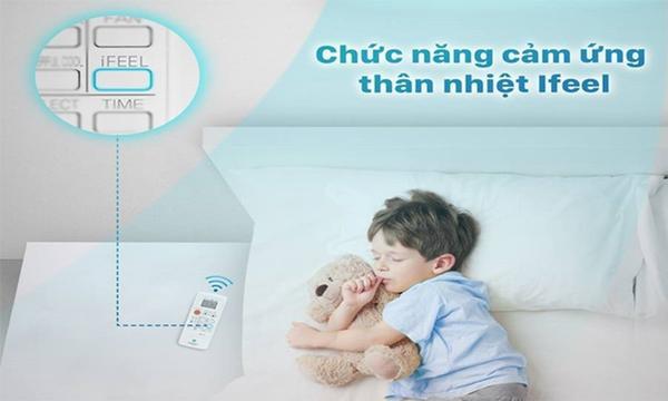 Máy lạnh Casper 1.5 HP SC-12FS33 tính năng i-Feel duy trì nhiệt độ phù hợp