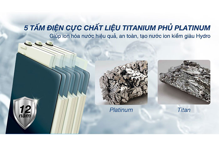 Hình ảnh sản phẩm - [TK-AB50-ZEX] Máy Lọc Nước Ion Kiềm Panasonic 5 Tấm Điện Cực