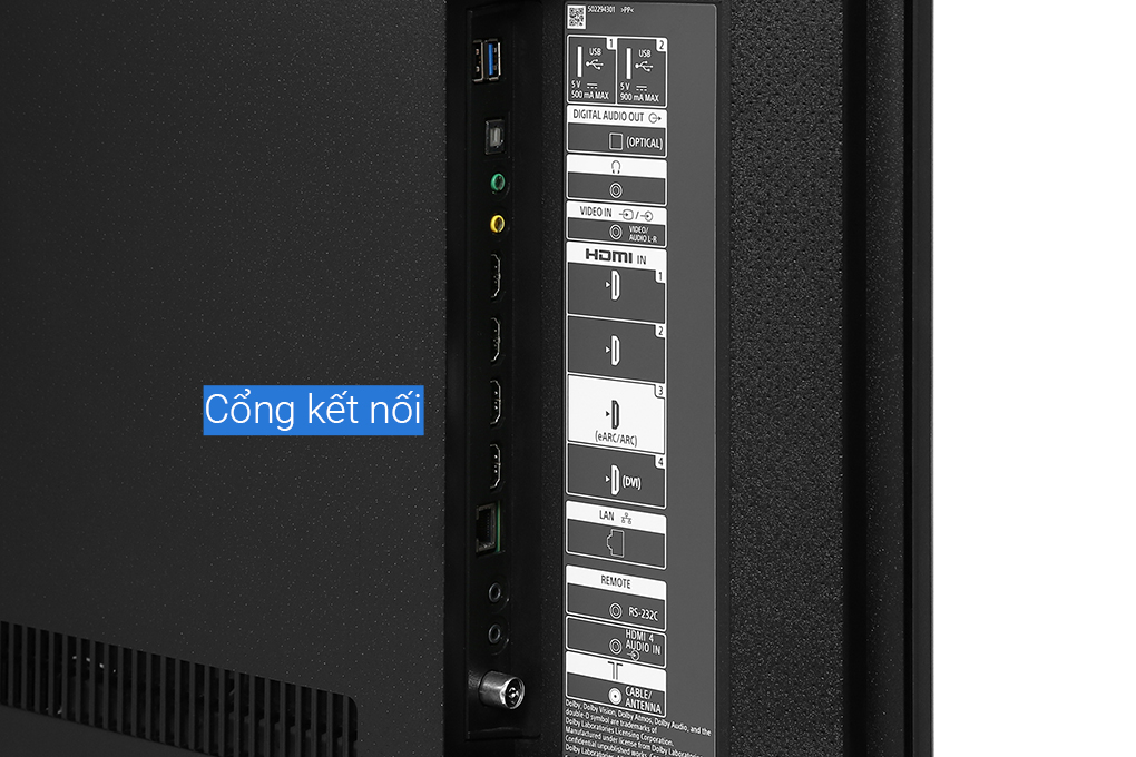 Hình ảnh sản phẩm - [KD-55X80J/S] Android Tivi Sony 4K 55 inch KD-55X80J/S