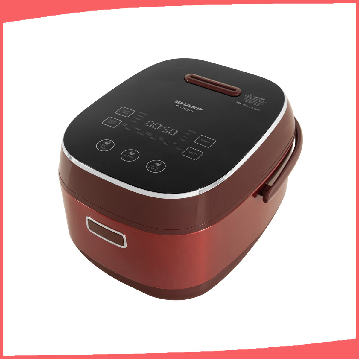 Hình ảnh sản phẩm - [KS-IH191V-RD] Nồi cơm điện cao tần Sharp 1.8 lít KS-IH191V-RD