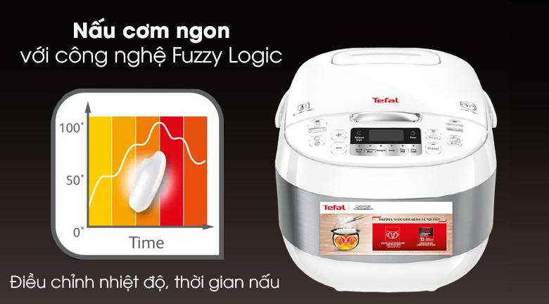 Fuzzy Logic - Nồi cơm điện tử Tefal 1.8 lít RK752168