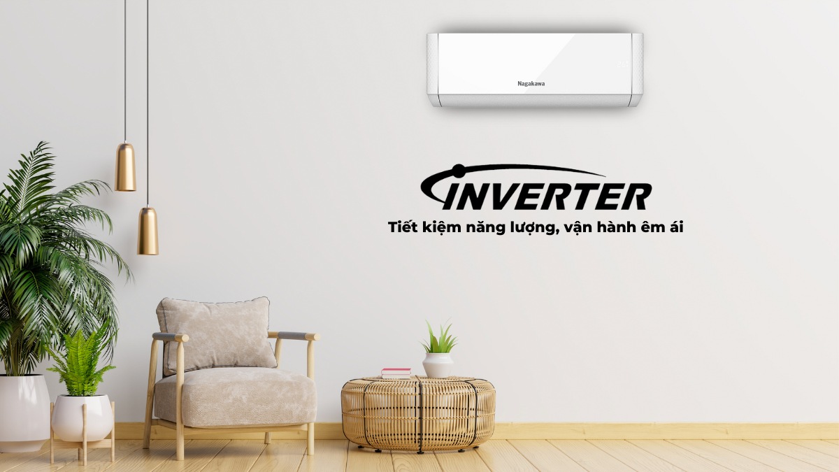 Công nghệ Inverter tối ưu năng lượng hiệu quả, vận hành thêm êm ái