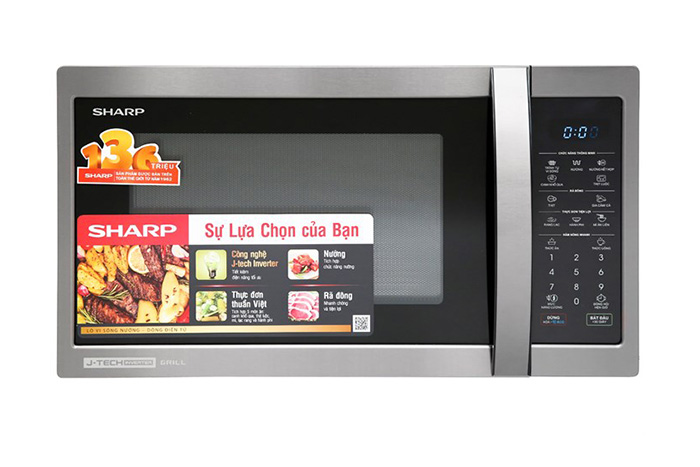 Hình ảnh sản phẩm - [R-G728XVN-BST] Lò Vi Sóng Sharp 28 Lít