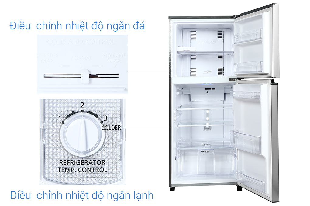 Hình ảnh sản phẩm - [NR-TV261APSV] Tủ lạnh Panasonic Inverter 234 lít 