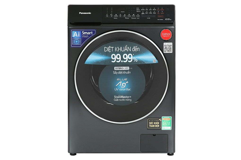 Hình ảnh sản phẩm - [NA-V105FR1BV] Máy giặt sấy Panasonic Inverter 10.5 kg/2 kg