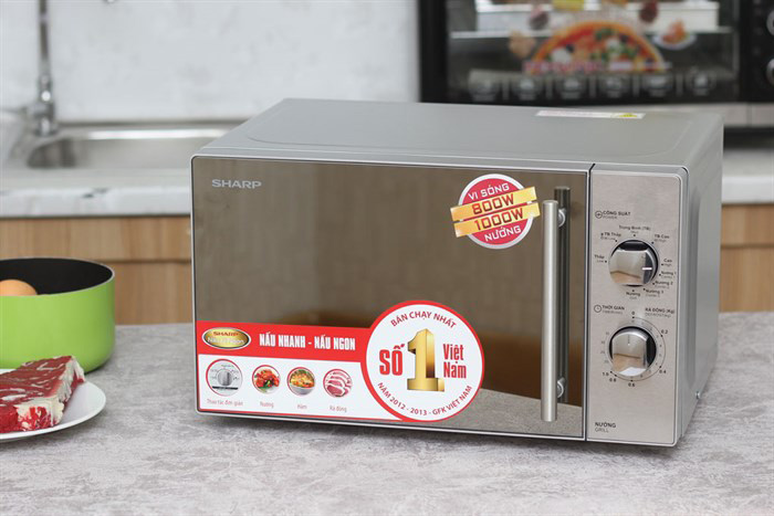 Hình ảnh sản phẩm - [R-G227VN-M] Lò Vi Sóng Sharp 20 Lít