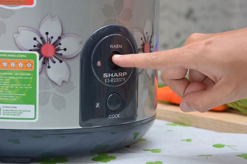 Hình ảnh sản phẩm - [KS-R231STV] Nồi Cơm Điện Sharp 2.2 Lít