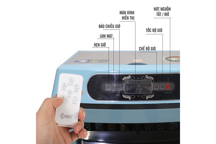 Hình ảnh sản phẩm - [CM8836] Quạt điều hòa Comet CM8836 - 150W