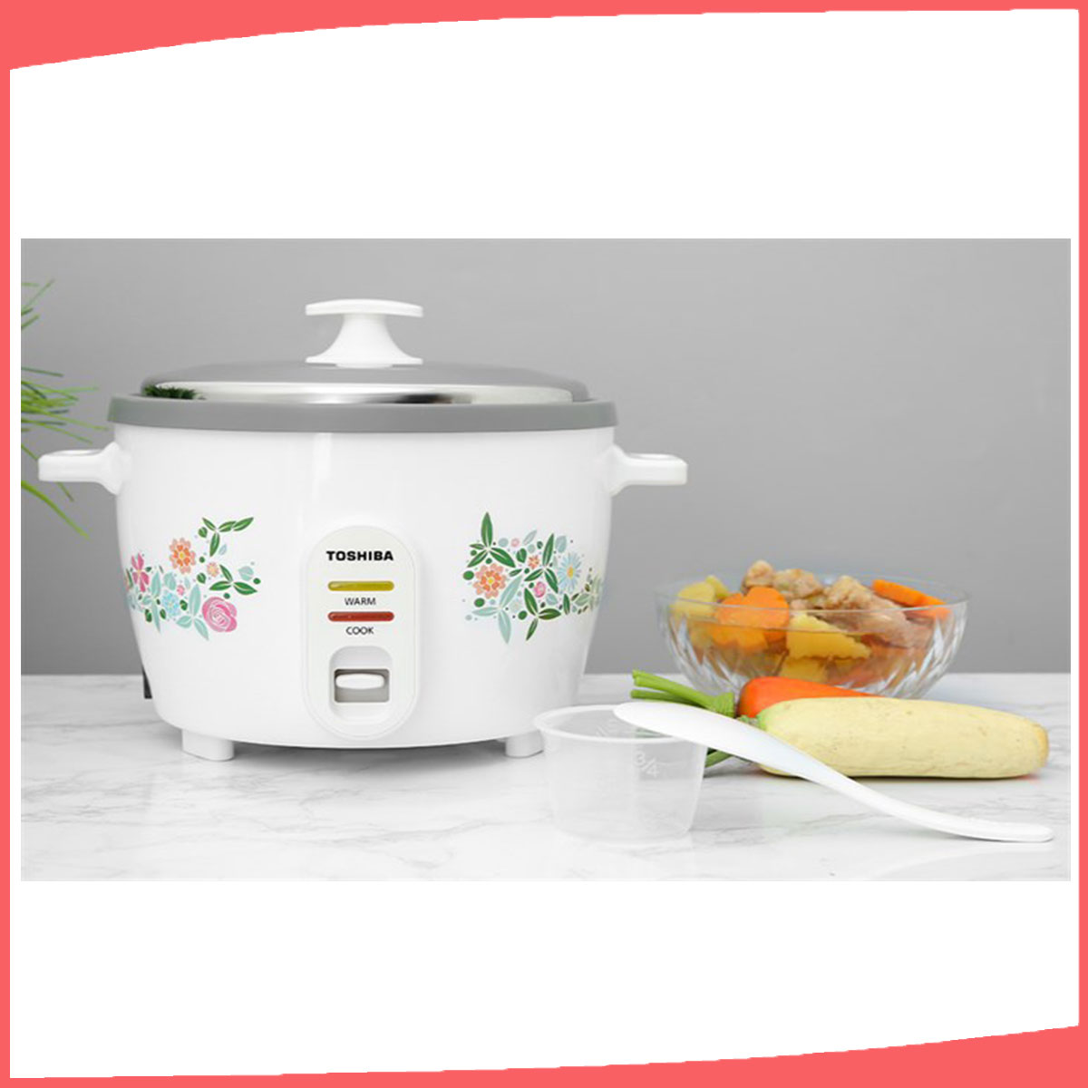 Hình ảnh sản phẩm - [RC-18MH1PV(F)] Nồi Cơm Điện Toshiba 1.8 Lít