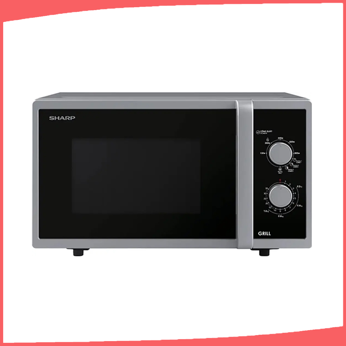 Hình ảnh sản phẩm - [R-G322VN-S] Lò Vi Sóng Sharp 23 Lít