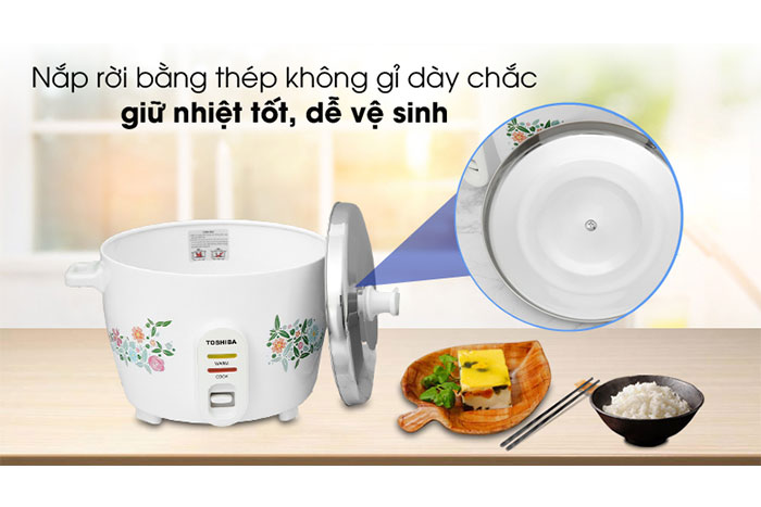 Hình ảnh sản phẩm - [RC-18MH1PV(F)] Nồi Cơm Điện Toshiba 1.8 Lít