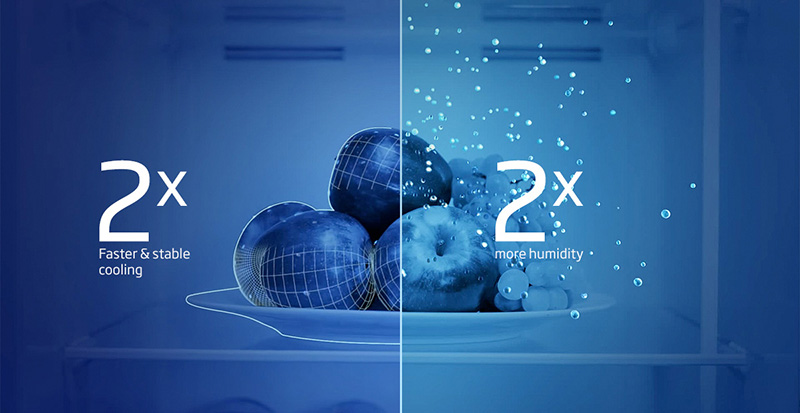 Tủ lạnh Beko RDNT250I50VZX - Công nghệ làm lạnh độc lập