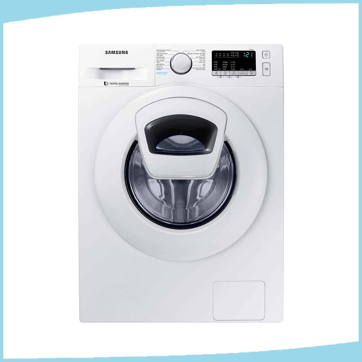Hình ảnh sản phẩm - [WW90K44G0YW/SV] Máy giặt Samsung Addwash Inverter 9 Kg 