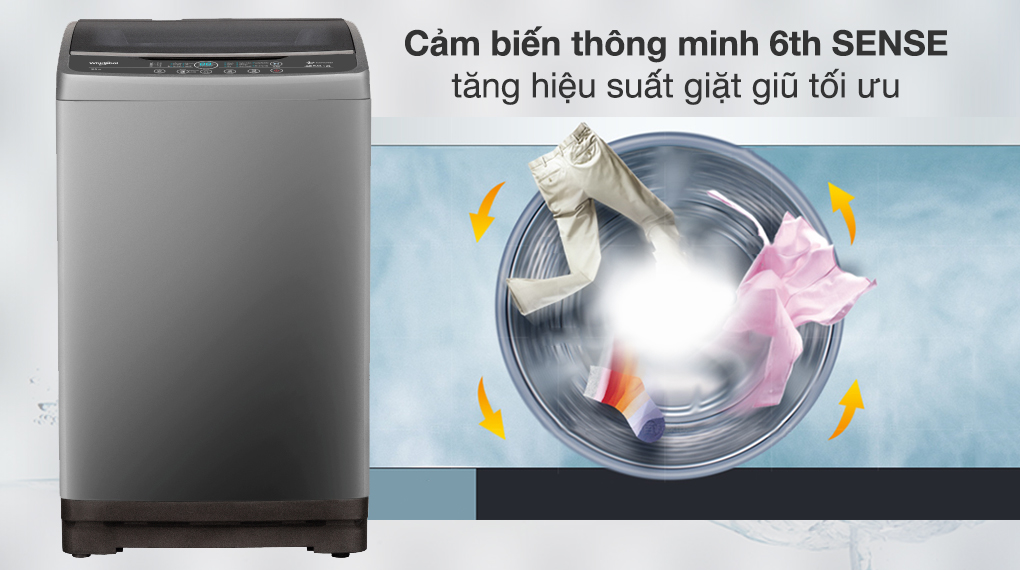 Máy giặt Whirlpool Inverter 9.5 kg VWVD9502FG - Công nghệ giặt đặc biệt